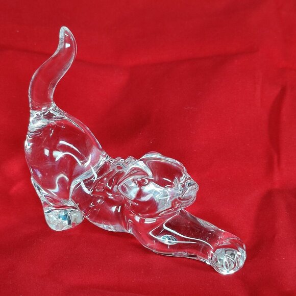 Lenox Other - LENOX Small Cat Collection Crystal Doing Her Morning Stretch with Bow Tie